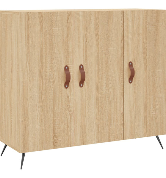 Sideboard Sonoma-Eiche 90x34x80 cm Holzwerkstoff