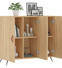 Sideboard Sonoma-Eiche 90x34x80 cm Holzwerkstoff