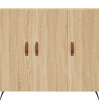 Sideboard Sonoma-Eiche 90x34x80 cm Holzwerkstoff