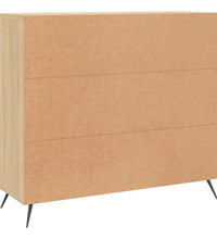 Sideboard Sonoma-Eiche 90x34x80 cm Holzwerkstoff