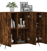 Sideboard Räuchereiche 90x34x80 cm Holzwerkstoff