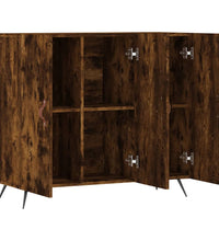 Sideboard Räuchereiche 90x34x80 cm Holzwerkstoff