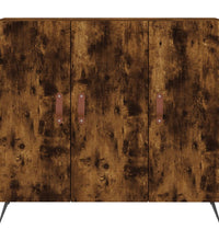 Sideboard Räuchereiche 90x34x80 cm Holzwerkstoff