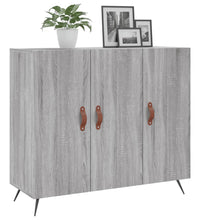 Sideboard Grau Sonoma 90x34x80 cm Holzwerkstoff