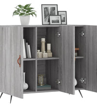 Sideboard Grau Sonoma 90x34x80 cm Holzwerkstoff