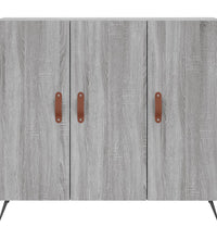 Sideboard Grau Sonoma 90x34x80 cm Holzwerkstoff