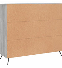 Sideboard Grau Sonoma 90x34x80 cm Holzwerkstoff