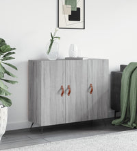 Sideboard Grau Sonoma 90x34x80 cm Holzwerkstoff