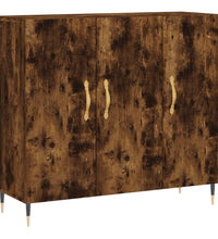 Sideboard Räuchereiche 90x34x80 cm Holzwerkstoff