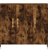 Sideboard Räuchereiche 90x34x80 cm Holzwerkstoff