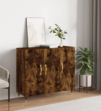 Sideboard Räuchereiche 90x34x80 cm Holzwerkstoff