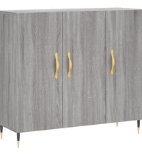 Sideboard Grau Sonoma 90x34x80 cm Holzwerkstoff