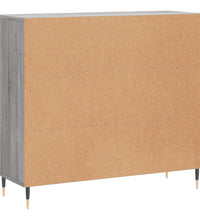 Sideboard Grau Sonoma 90x34x80 cm Holzwerkstoff