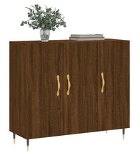 Sideboard Braun Eichen-Optik 90x34x80 cm Holzwerkstoff