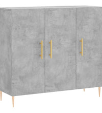Sideboard Betongrau 90x34x80 cm Holzwerkstoff