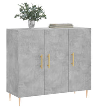 Sideboard Betongrau 90x34x80 cm Holzwerkstoff