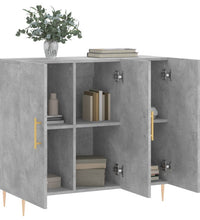 Sideboard Betongrau 90x34x80 cm Holzwerkstoff