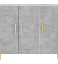 Sideboard Betongrau 90x34x80 cm Holzwerkstoff