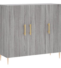 Sideboard Grau Sonoma 90x34x80 cm Holzwerkstoff