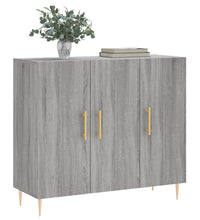 Sideboard Grau Sonoma 90x34x80 cm Holzwerkstoff