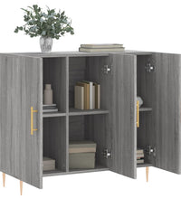 Sideboard Grau Sonoma 90x34x80 cm Holzwerkstoff