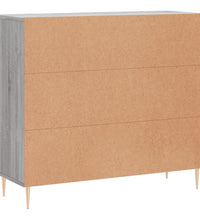 Sideboard Grau Sonoma 90x34x80 cm Holzwerkstoff