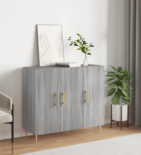 Sideboard Grau Sonoma 90x34x80 cm Holzwerkstoff