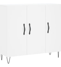 Sideboard Weiß 90x34x80 cm Holzwerkstoff