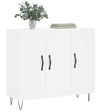 Sideboard Weiß 90x34x80 cm Holzwerkstoff