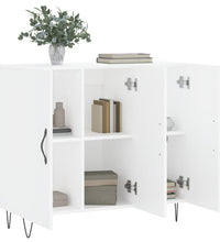 Sideboard Weiß 90x34x80 cm Holzwerkstoff