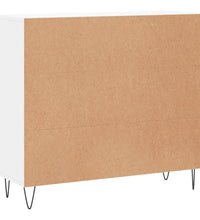 Sideboard Weiß 90x34x80 cm Holzwerkstoff