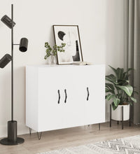 Sideboard Weiß 90x34x80 cm Holzwerkstoff