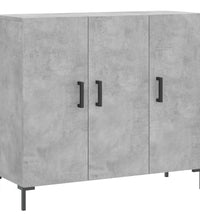 Sideboard Betongrau 90x34x80 cm Holzwerkstoff