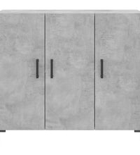 Sideboard Betongrau 90x34x80 cm Holzwerkstoff