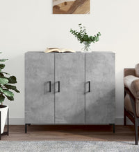 Sideboard Betongrau 90x34x80 cm Holzwerkstoff