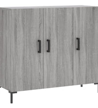 Sideboard Grau Sonoma 90x34x80 cm Holzwerkstoff