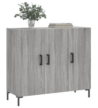 Sideboard Grau Sonoma 90x34x80 cm Holzwerkstoff