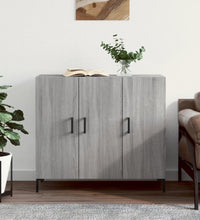 Sideboard Grau Sonoma 90x34x80 cm Holzwerkstoff