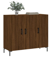 Sideboard Braun Eichen-Optik 90x34x80 cm Holzwerkstoff