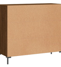 Sideboard Braun Eichen-Optik 90x34x80 cm Holzwerkstoff