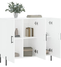 Sideboard Weiß 90x34x80 cm Holzwerkstoff