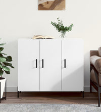 Sideboard Weiß 90x34x80 cm Holzwerkstoff