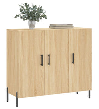 Sideboard Sonoma-Eiche 90x34x80 cm Holzwerkstoff