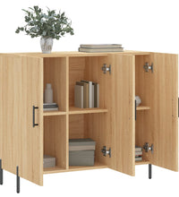 Sideboard Sonoma-Eiche 90x34x80 cm Holzwerkstoff