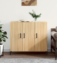 Sideboard Sonoma-Eiche 90x34x80 cm Holzwerkstoff