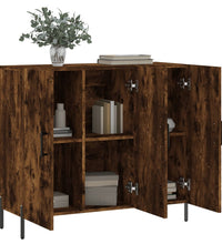 Sideboard Räuchereiche 90x34x80 cm Holzwerkstoff