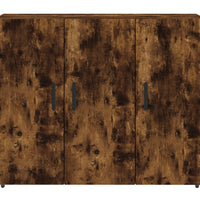 Sideboard Räuchereiche 90x34x80 cm Holzwerkstoff