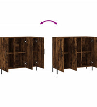 Sideboard Räuchereiche 90x34x80 cm Holzwerkstoff