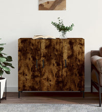 Sideboard Räuchereiche 90x34x80 cm Holzwerkstoff