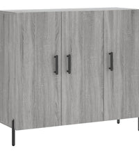 Sideboard Grau Sonoma 90x34x80 cm Holzwerkstoff